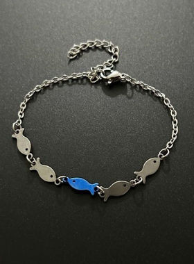 海星贝壳串珠手链清冷感甜美百搭白月光小众设计七夕手饰送礼物