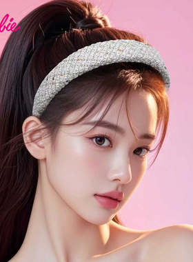 百搭高颅顶防滑头箍小香风发箍女