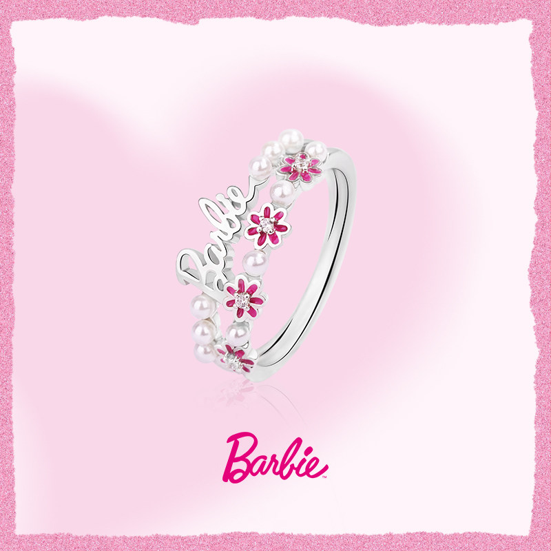 925 silver stacking rings for women small flower pearls