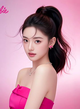 芭比原创气质不对称送女友银饰