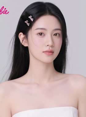 新款可爱小发夹女生粉色侧边夹