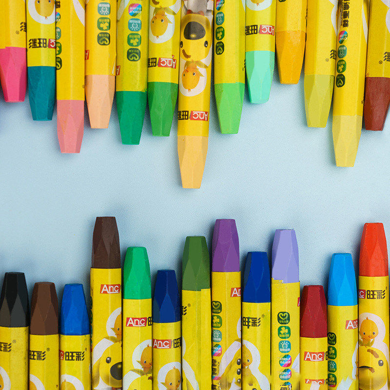 油画棒美术专用diy小学生专用幼儿园儿童蜡笔不脏手不沾手36色24色12色可水洗水溶性宝宝画画炫彩棒彩色笔,淘宝优惠券,粉丝福利购,淘宝优惠卷