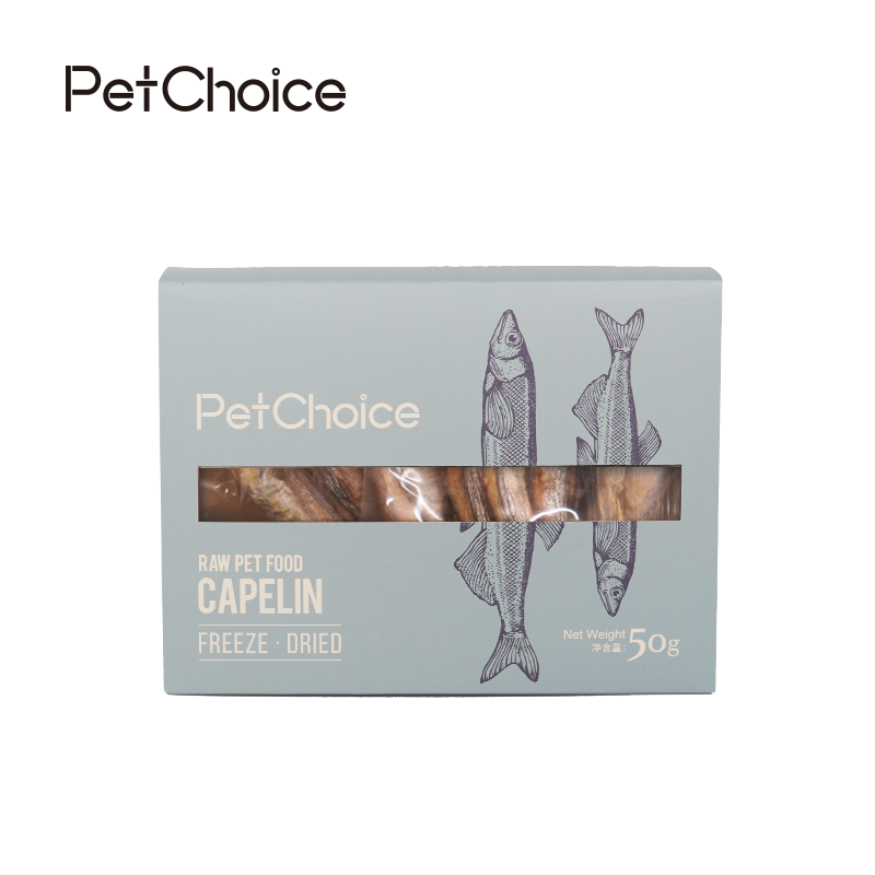 PetChoice爪子心选多春鱼猫咪冻干三文鱼小鱼干猫零食宠物狗牛肝