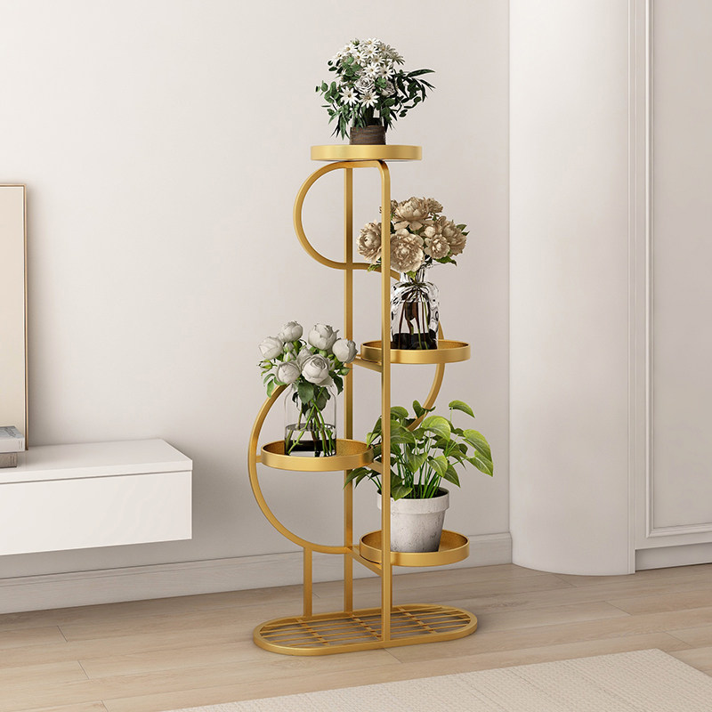 多层可移动花架子客厅落地式铁艺多肉花盆托架阳台室外植物置物架,淘宝优惠券,粉丝福利购,淘宝优惠卷