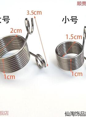钩针带线神器毛线钩织绕线导线顶针戒指编织辅助器指环织毛衣配件