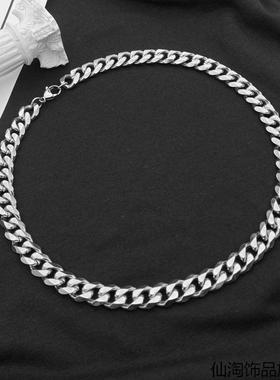 儿童项链嘻哈街舞潮酷男童吊坠ins时尚个性女童宝宝穿搭配饰链子