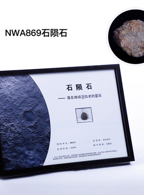 天然镍铁陨石古生物化石标本摆件