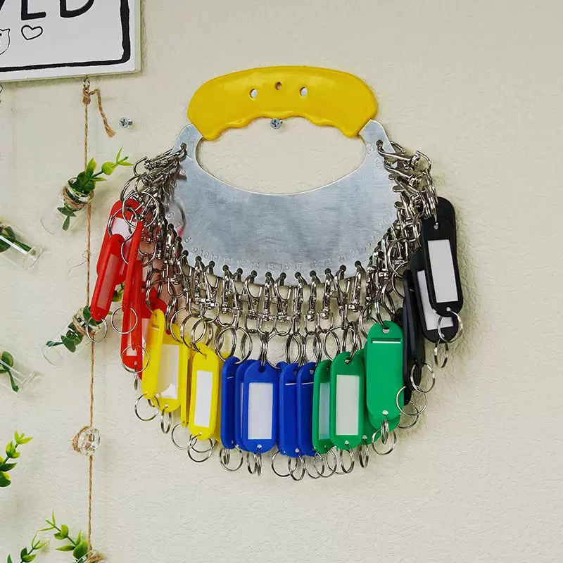 Keychain stainless steel for keys, storage system