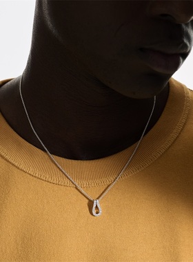 JH旗舰店项链镶钻吊坠