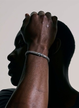 JH925银18K黄金包金双面手链