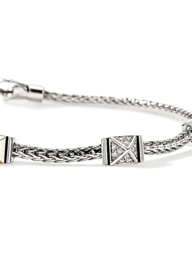 JH女士14K金配银镶钻原创手链