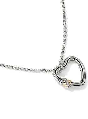 JH项链925银14K金镶钻小众