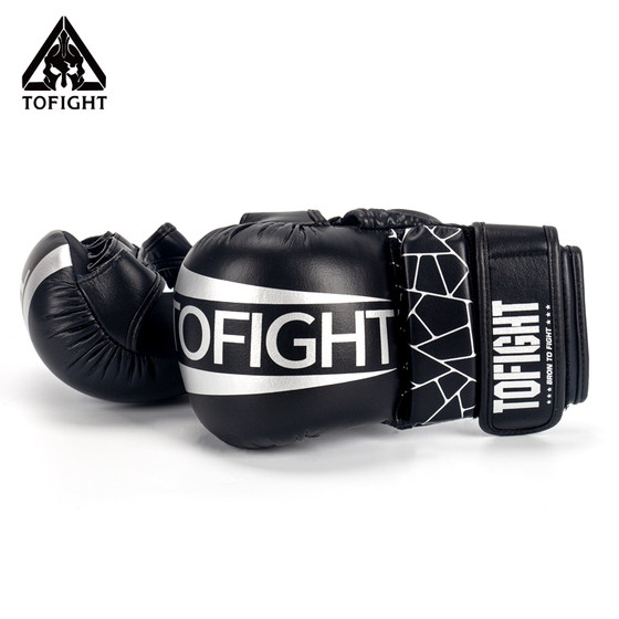 MMA combat training mixed martial arts half finger gloves