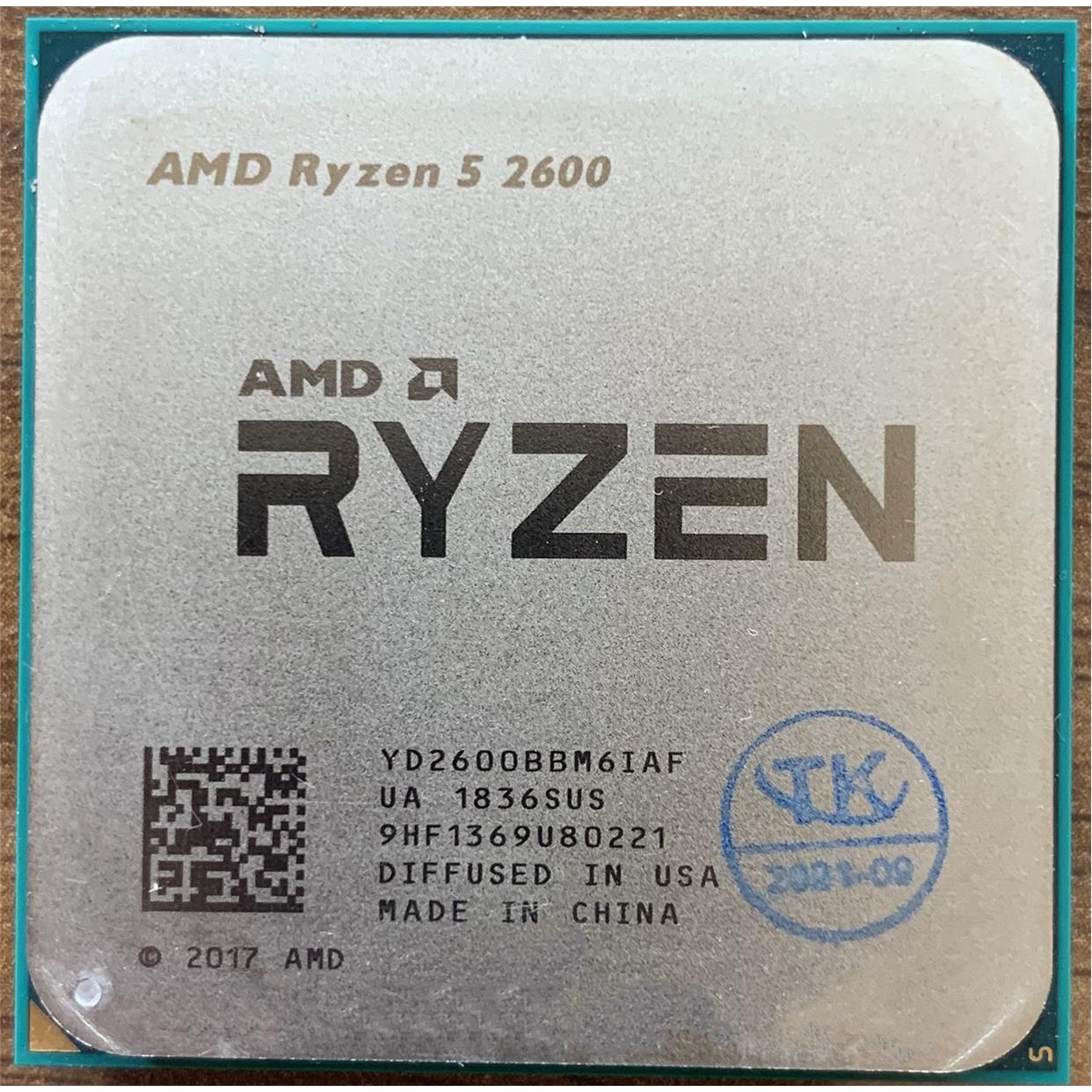 AMD Ryzen 200GE R3-2200G 2400G R5 2600 R7-2700 X AM4 CPU-图2