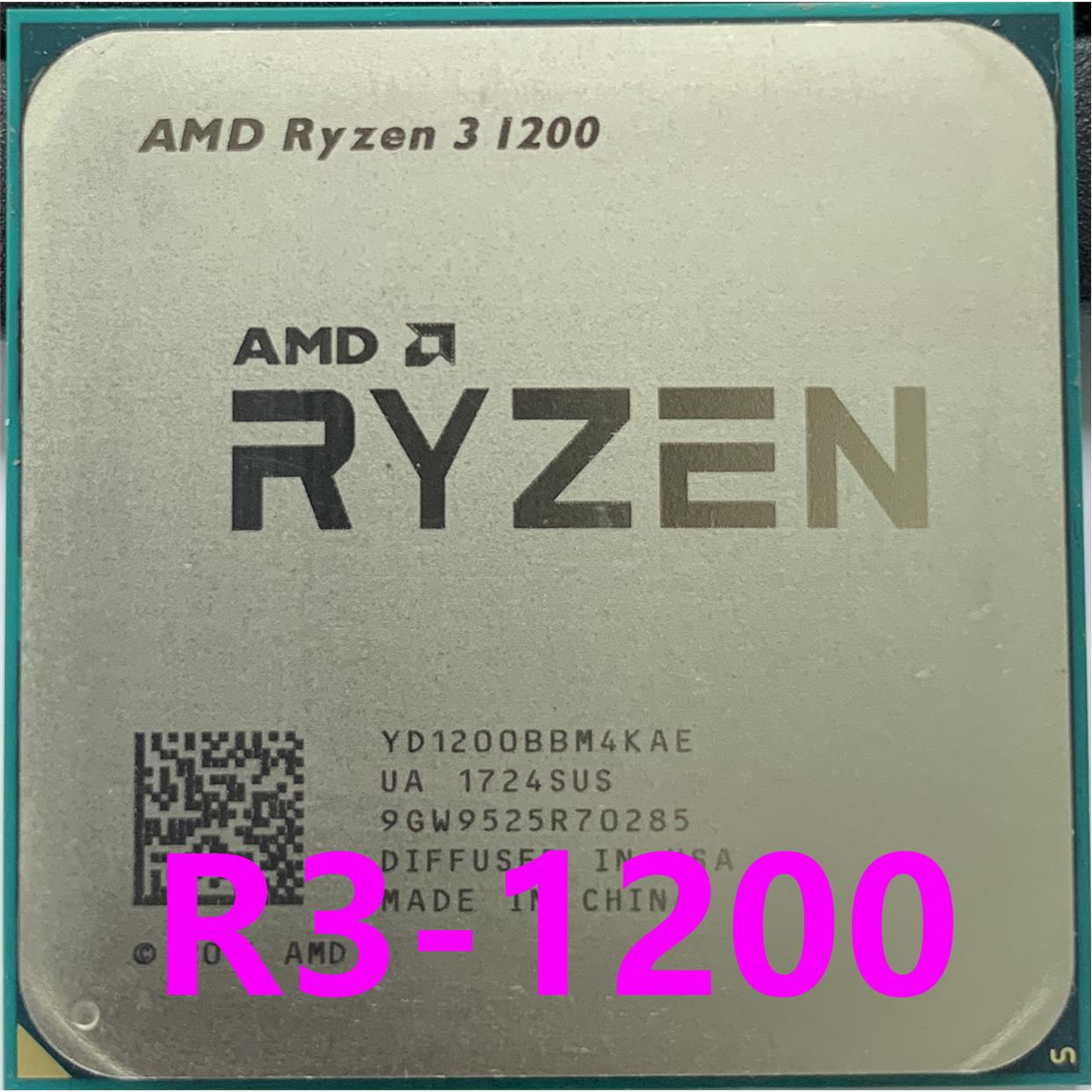 AMD Ryzen R3 1200 R3-1300 R5 1400 1500 1600 R7 1700 X AM4CPU-图0