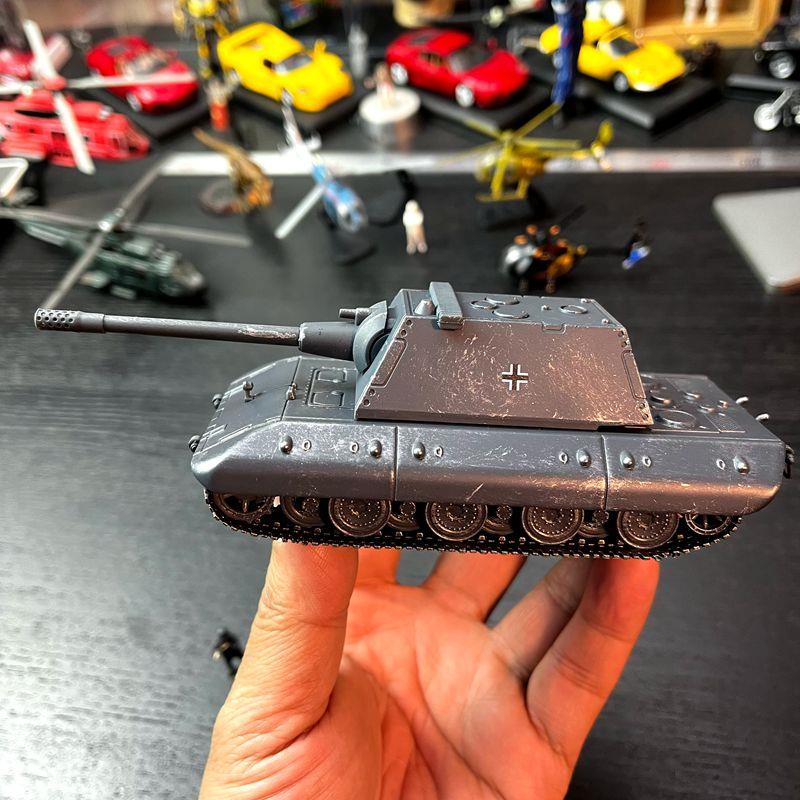 坦克世界闪击战1：72合金坦克模型德国Pz.Kpfw E-100坦克模型摆件