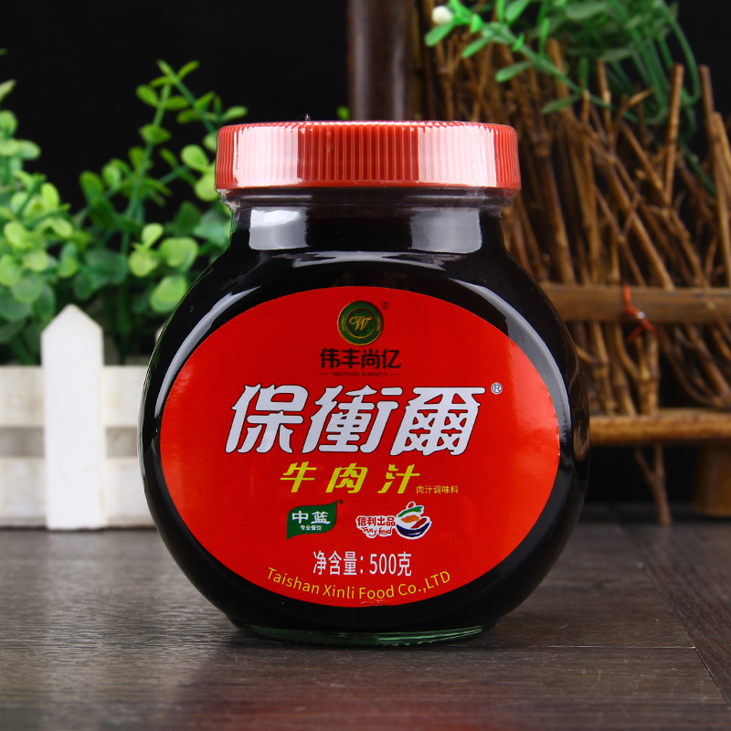 伟丰尚亿原潘秦保卫尔牛肉汁500g*12瓶 浓缩西餐牛仔骨牛排酱调味 - 图0