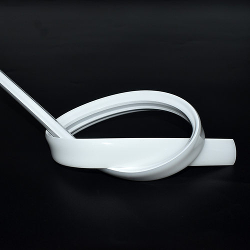 led柔性硅胶灯带条软套管12v24低压三角发光90度嵌入式线形灯槽 - 图1