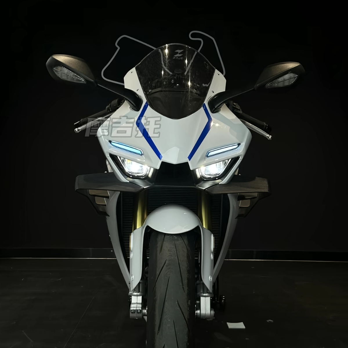 适用张雪500RR改装贴花 个性贴纸线条拉花 不留残胶不伤车漆配件 - 图1