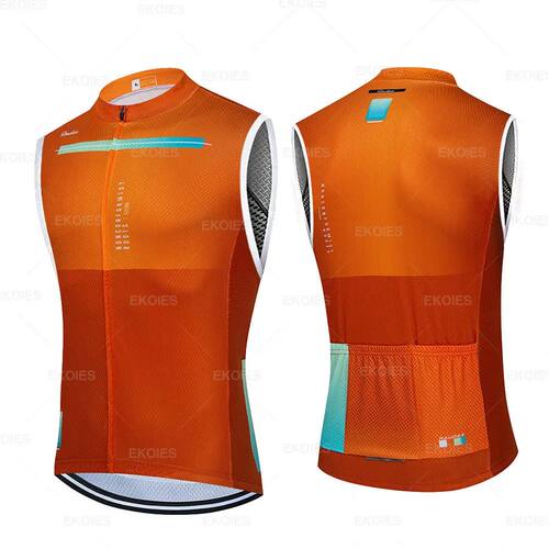 Chaleco de ciclismo sin mangas para verano, camisetas transp - 图0