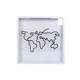 Travel ticket storage ticket storage box Travel record photo frame Postcard collection commemorative photo frame storage box