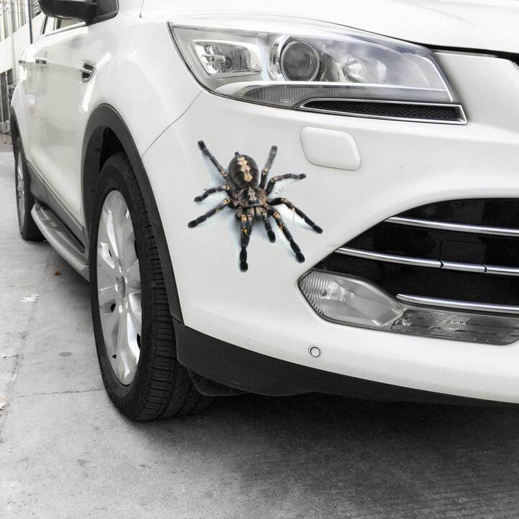汽车贴纸创意个性3D贴画车身贴花电动车贴遮挡划痕遮盖刮装饰防水