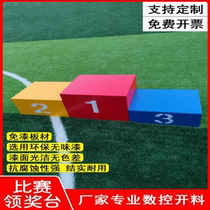 Podium Wooden Platform Hair Award Desk Customized Adults Color Crown Subseason Military competition Athletics Awards steel