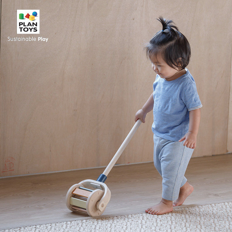 【栗栗巫】plantoys推推乐哒哒鸭婴儿儿童玩具学步手推爬行1-2岁,淘宝优惠券,粉丝福利购,淘宝优惠卷