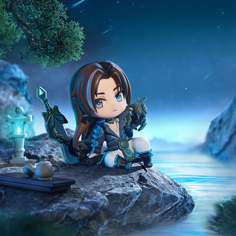 梦幻西游电脑版偃无师手办 网易游戏梦幻西游官方周边