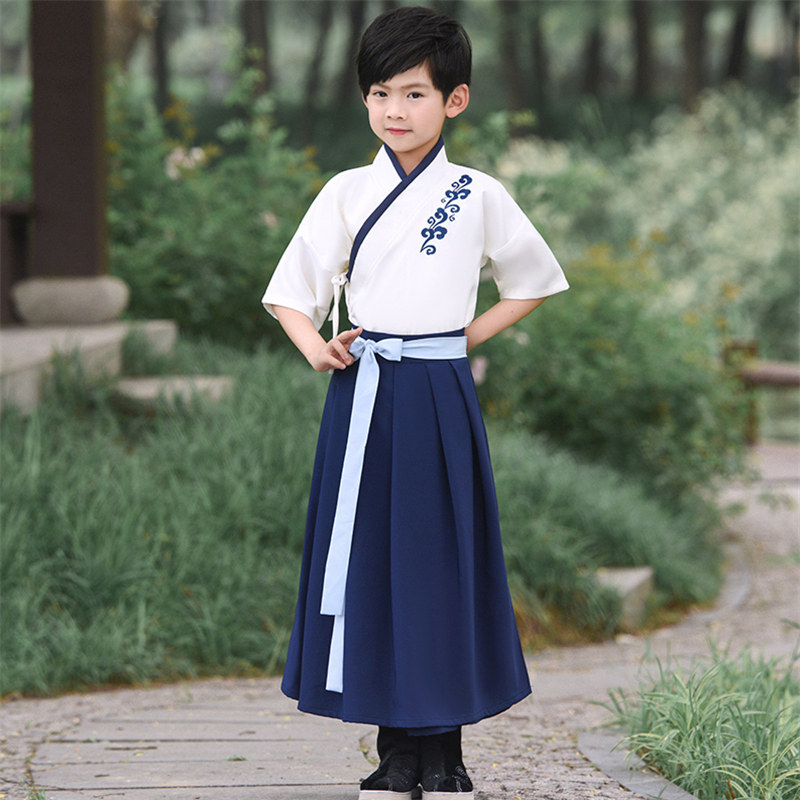 六一儿童端午小学生诗经典汉服 欣思黛民族服装/舞台装