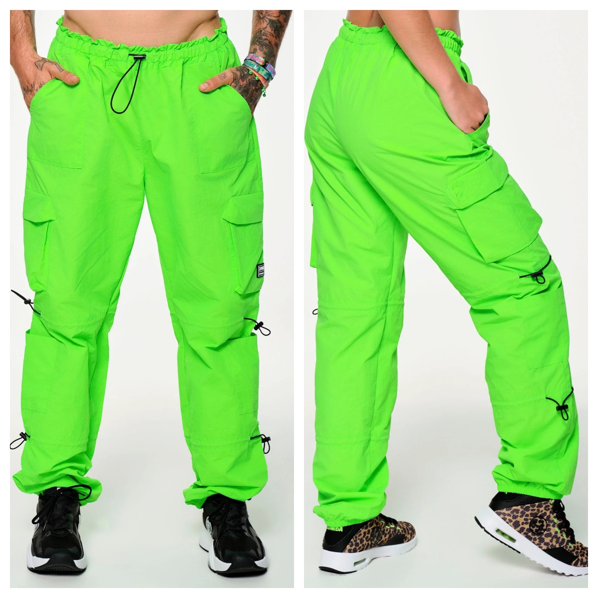 ZW健身舞蹈运动瑜伽宽松工装裤速干长裤 338 406 045 450 500 550 - 图1