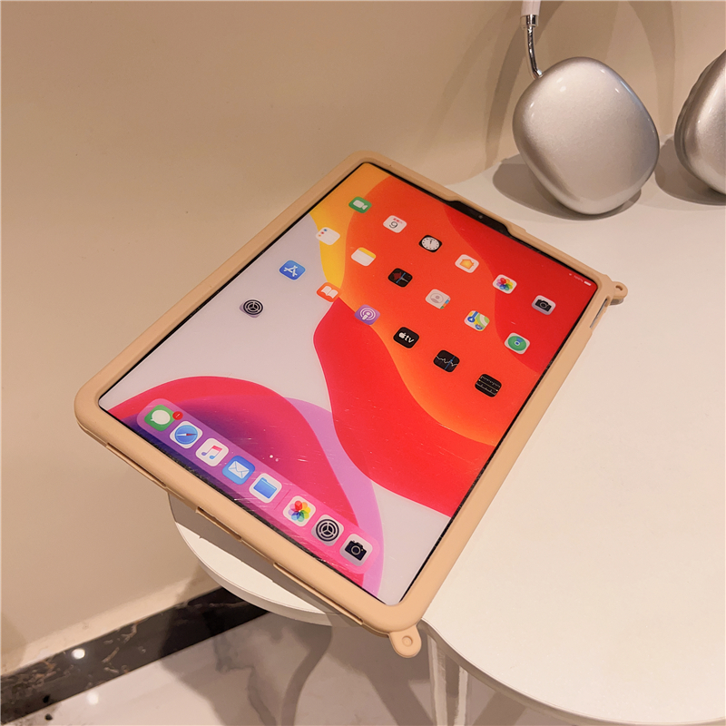 可爱卡通龅牙兔子带支架适用ipad10保护壳2022新款ipad5/6硅胶软壳pro防摔air5/4女款10.9苹果平板保护套11寸 - 图3