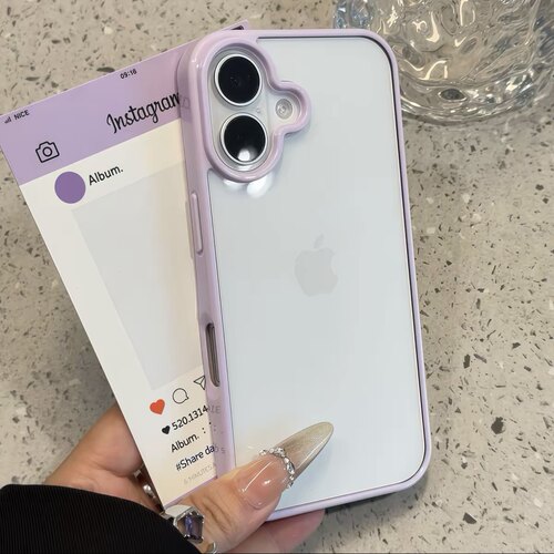 适用iphone17手机壳ins风小众高颜值简约透明软硅胶软边高级感适用苹果16iPhone15promax简约14/13保护套12 - 图2