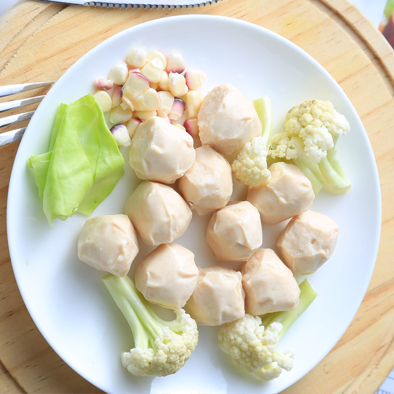 20袋肥太郎鸡胸肉丸子开袋即食卡脂 肥太朗食品鸡胸