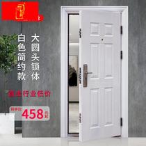 White security door Home entrance door bedroom door open room White door to outdoor door engineering door Single door