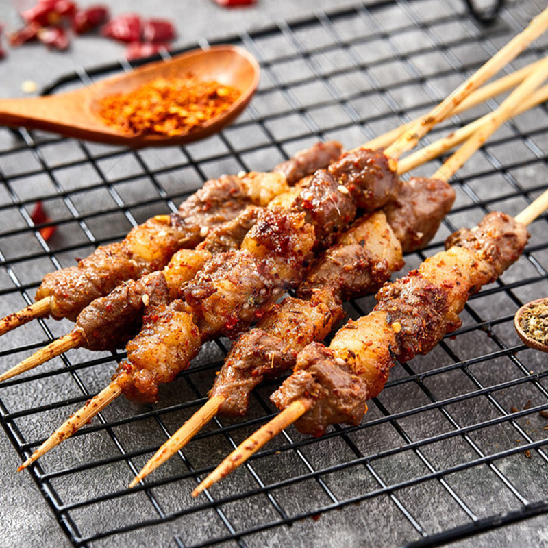 纯羊肉串新鲜现杀烧烤食材半成品正宗宁夏盐池本地滩羊肉烤串商用 - 图1