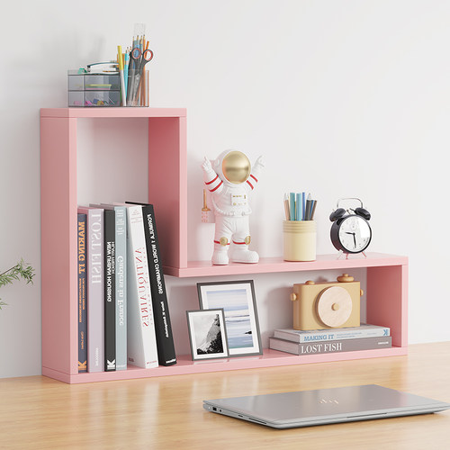 桌上书架学生宿舍书桌收纳架办公室桌面简易多层置物架家用整理架 - 图2