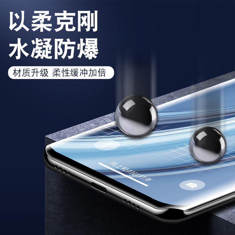 OPPO Reno6Pro手机PEPM00水凝膜opp0ren06por防摔rene6pro软摸ren6pro全屏贴漠remo6pro高清rone6p蓝光莫5G - 图1