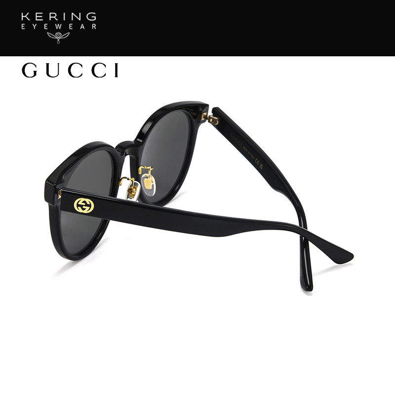 【新款】开云gucci板材圆形太阳镜 开云眼镜太阳眼镜