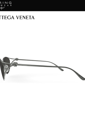 开云眼镜 葆蝶家BV猫眼个性时尚前卫墨镜金属太阳镜墨镜BV1330S