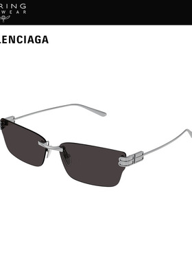 【2026新款】开云眼镜巴黎世家BALENCIAGA猫眼无框太阳镜BB0487S