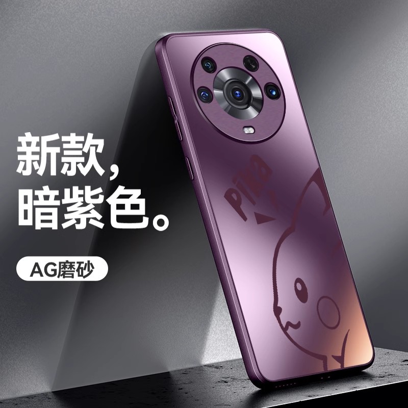 荣耀magic3手机壳华为honor Magic3pro玻璃壳por硬ELZ一AN00全包边magc3 mgic3pr0 mgc3磨砂ELZAN10 ANOO外壳 - 图0