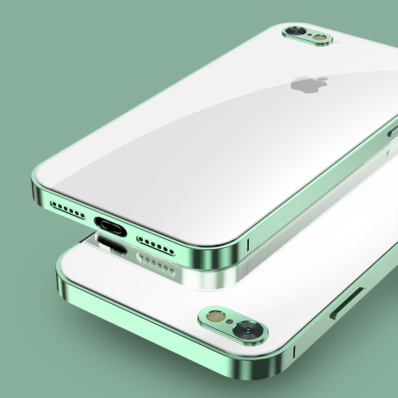 适用苹果6splus手机壳6s透明s6电镀硅胶保护套全包iphone7plus防摔8软壳7男女8p七八六ipone简约7p超薄ip超火 - 图3