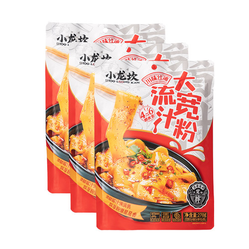 小龙坎流汁宽粉麻酱红油火锅土豆川粉条苕粉皮懒人速食食品大宽粉 - 图2