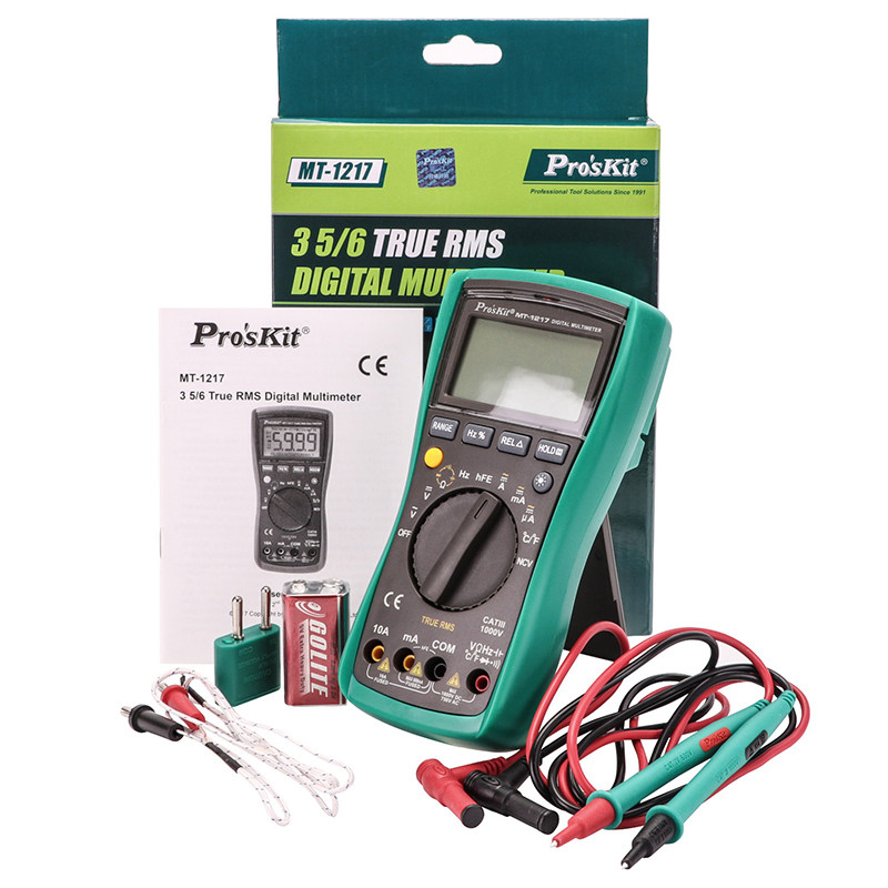 宝工数字万用表自动量程防烧电表 ProsKit宝工万用表