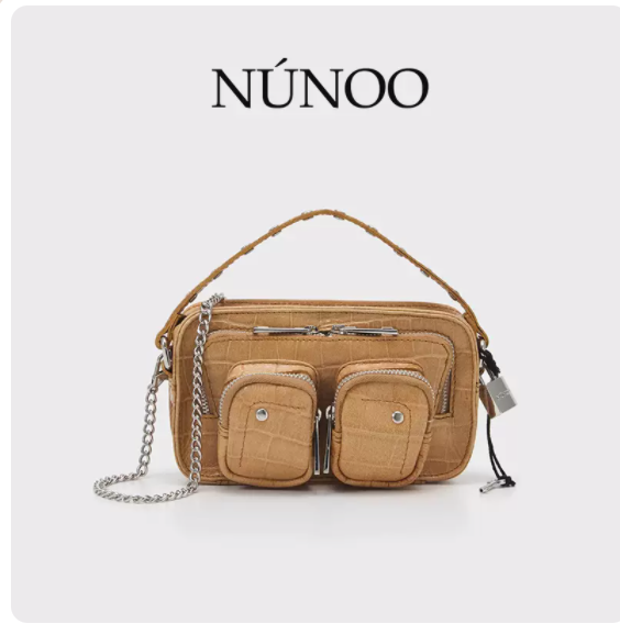 nunoo女轻奢麂皮手提原创斜挎包 Nunoo海外女士包袋