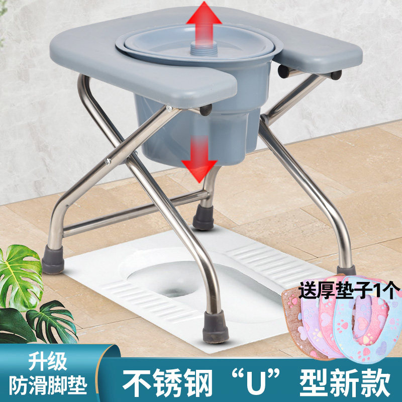 加厚孕妇坐便椅可折叠老人坐便器 凯贝康医疗器械便厕用具