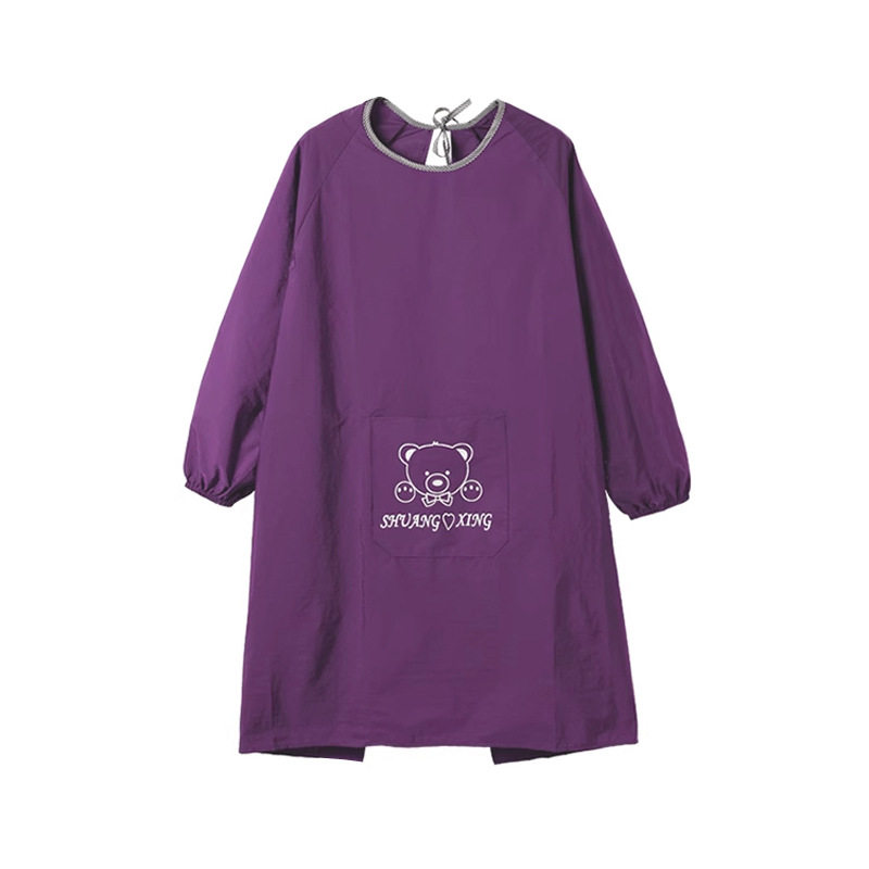 防水防油罩衣女新款反穿成人厨房家用长袖围裙子防油工作服薄款男,淘宝优惠券,粉丝福利购,淘宝优惠卷