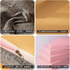 Linen cotton linen cushion high-density sponge cushion sofa cushion thickened bay window cushion chair heightening cushion hard