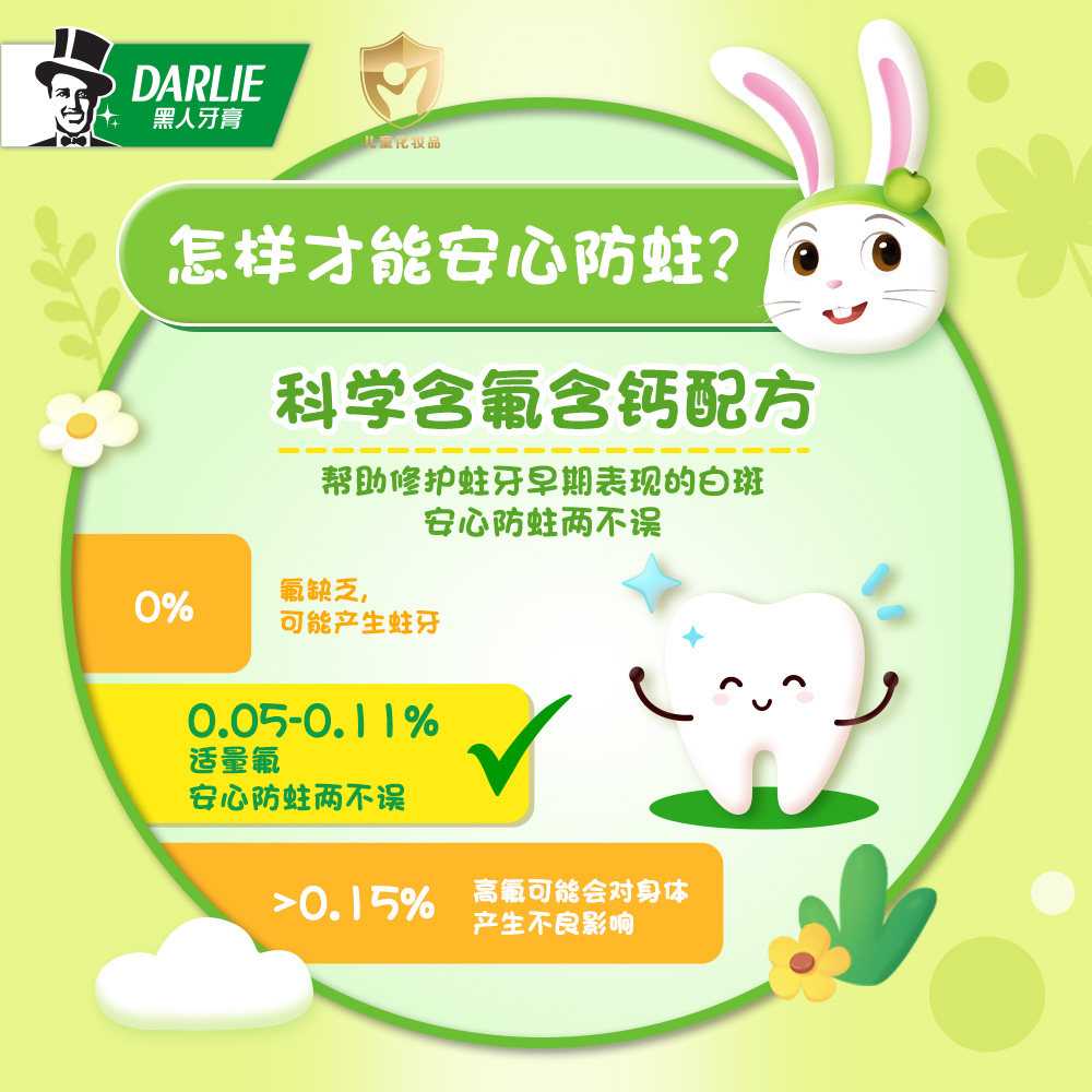 黑人儿童6岁以上1支3-12防蛀牙膏 黑人亚菲尔牙膏